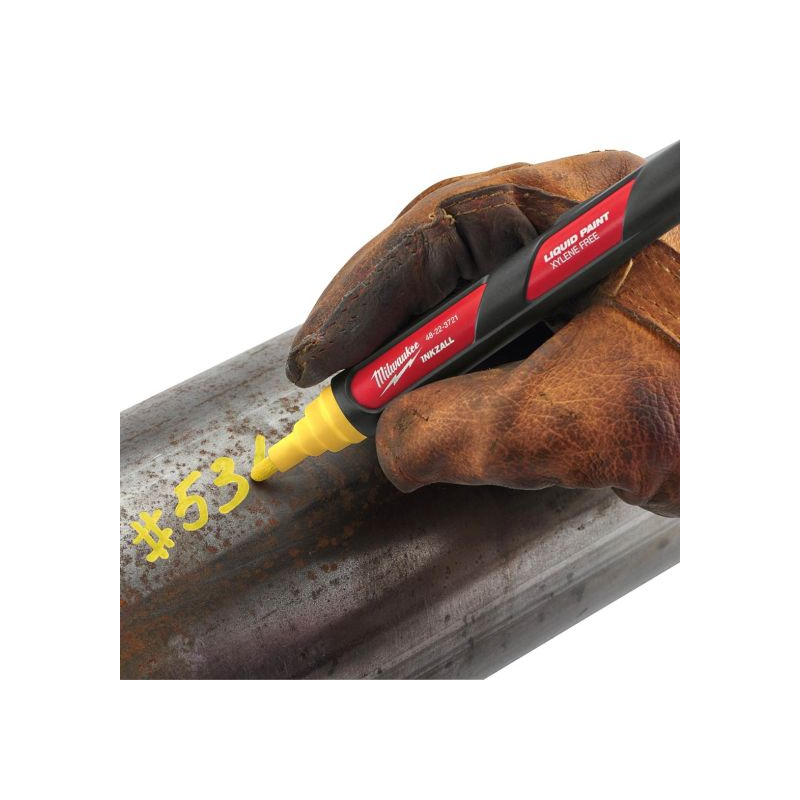 Milwaukee Inkzall Yellow Paint Marker 48223721