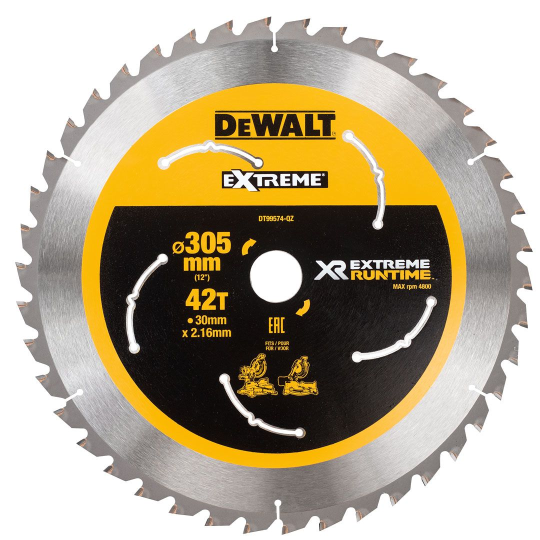 Dewalt Extreme Runtime Saw Blade 305mm X 30mm X 42T DT99574-QZ