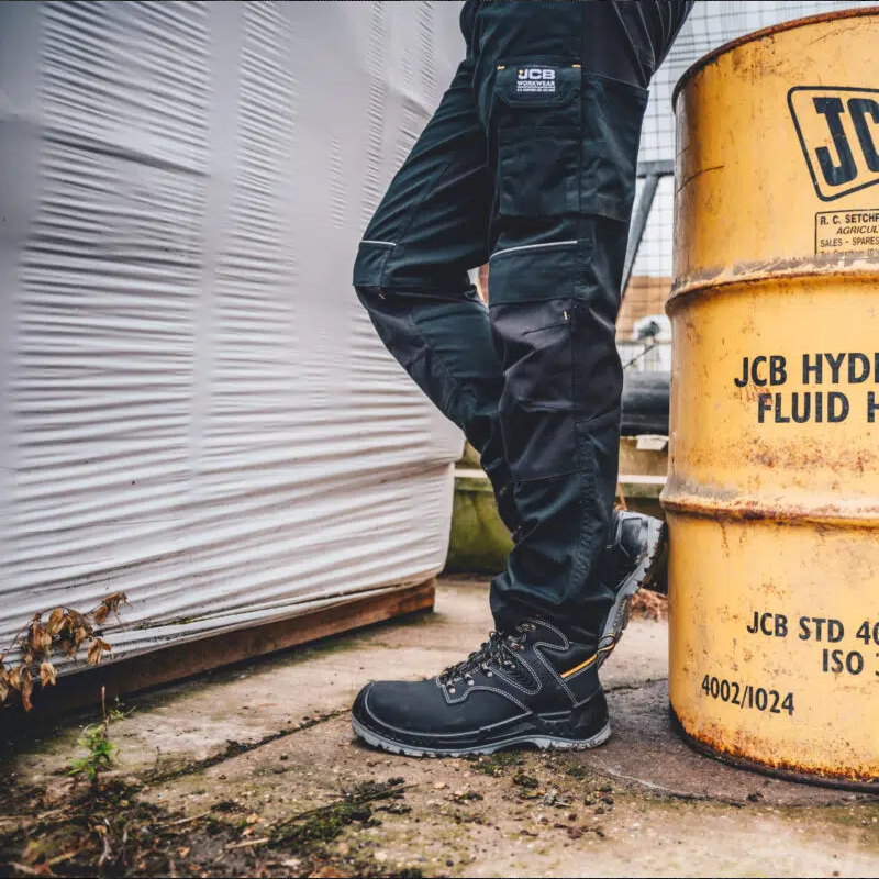 JCB Workwear Trade Hybrid Stretch Trousers (Sizes 28W-44W)