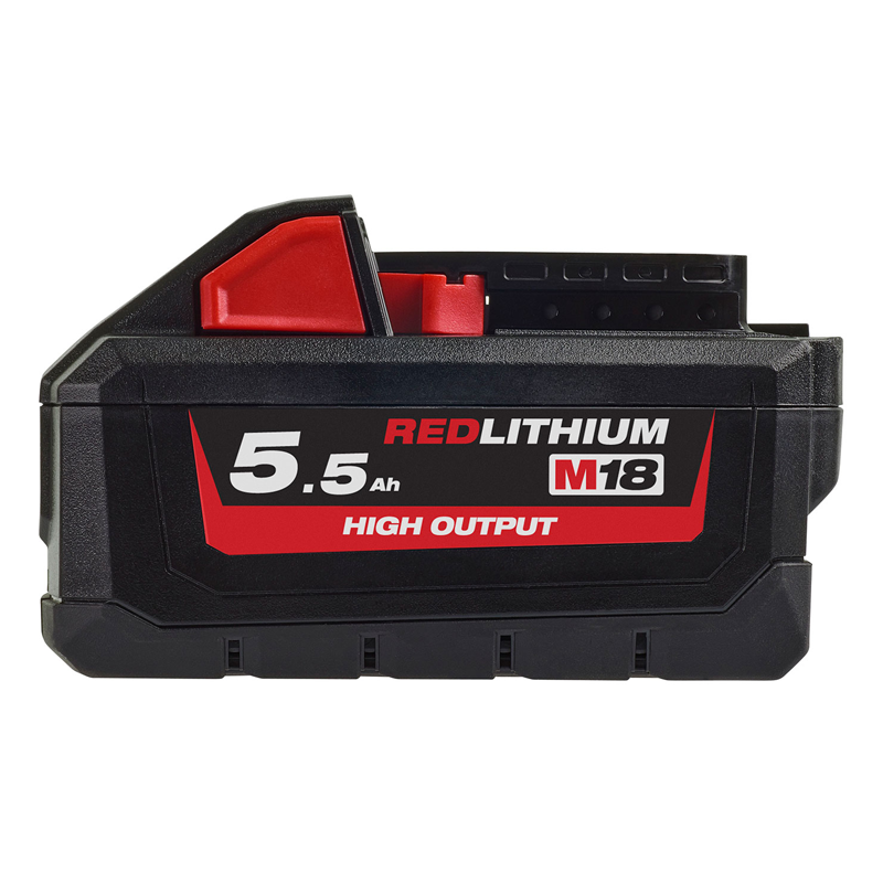 Milwaukee M18HB5.5 M18 5.5Ah High Output Red Lithium-ion Battery