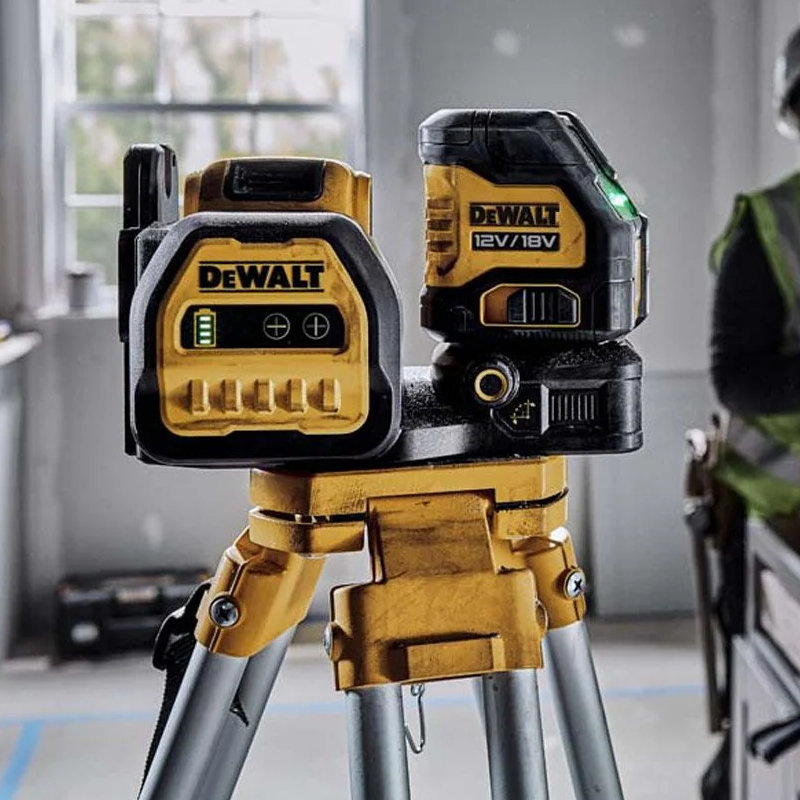 DeWALT DCE088D1G18-GB 12V CROSS Line Green Laser 1 X 2.0AH