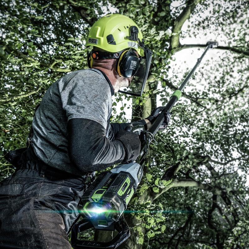 EGO PPCX1000 Professional X Telescopic Pole With Pruning Saw + Hedge Trimmer Attachment