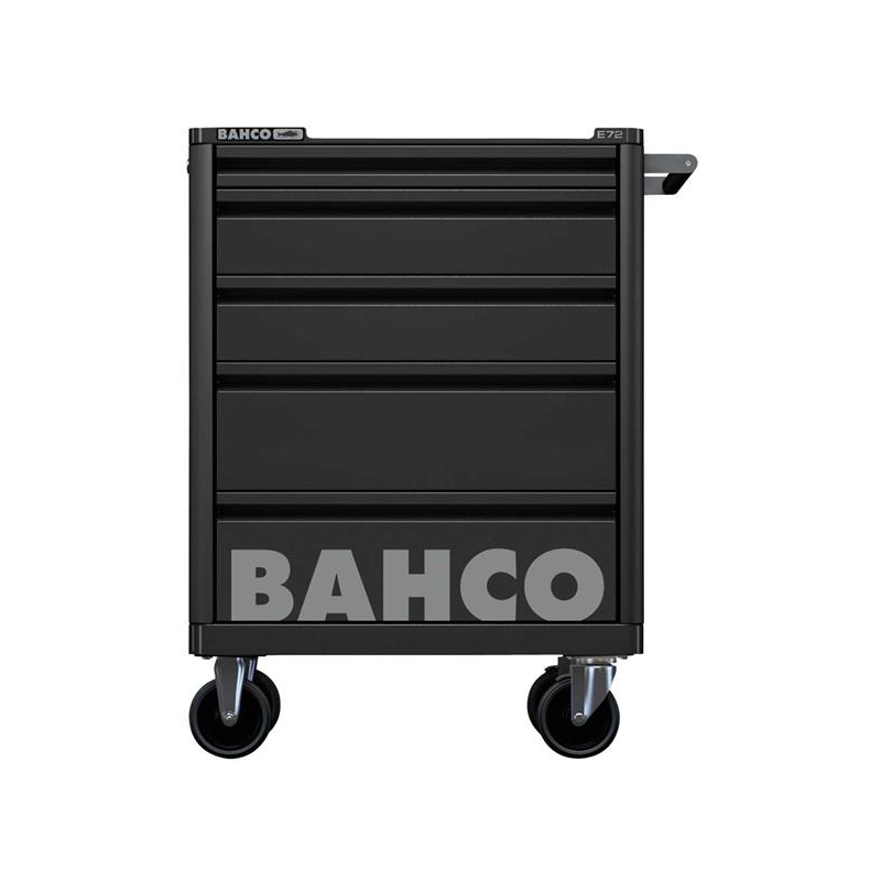 Bahco 14725BKFF2SD 140 Piece Foam Inlay Tool Kit in E72 5 Drawer Roller Cabinet – Black