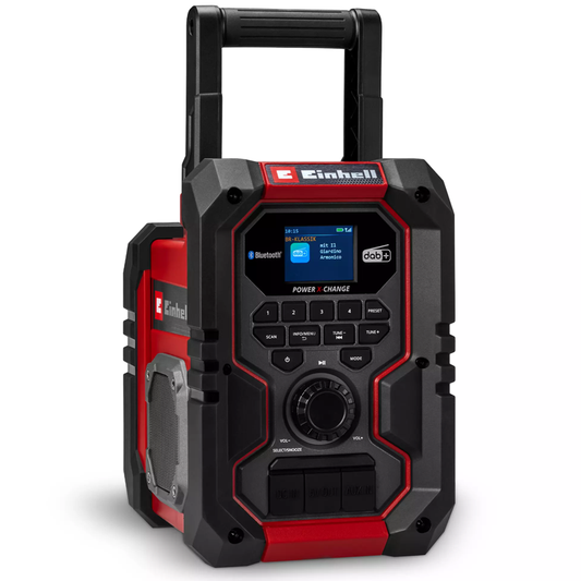 Einhell TE-CR 18 Li PXC 18V DAB+/FM/Bluetooth Site Radio (Body) 3407995