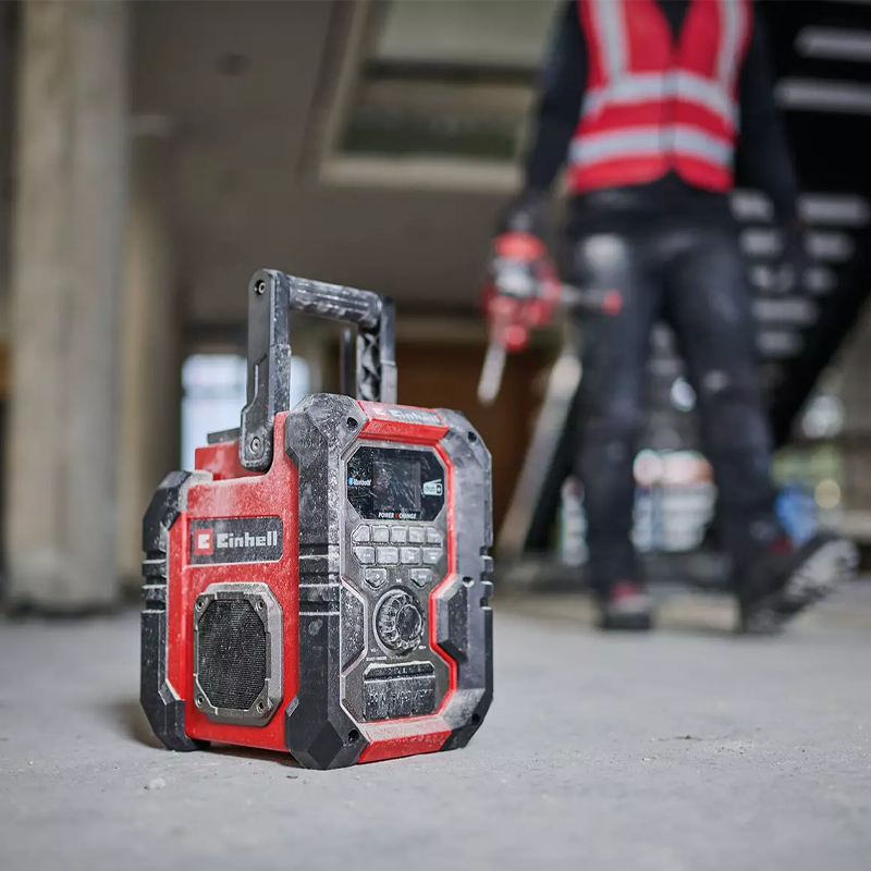 Einhell TE-CR 18 Li PXC 18V DAB+/FM/Bluetooth Site Radio (Body) 3407995