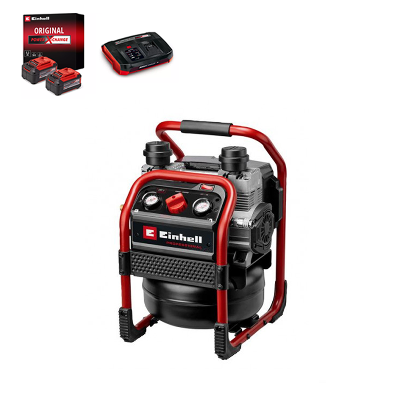 Einhell SILENZZO 36/210 PXC 36V Professional 8 LITRE 8 BAR SILENT OIL FREE COMPRESSOR Kit 4020380