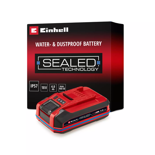 Einhell PXC 18V 40AH Plus Water and Dust Proof Slimline Battery 4511627