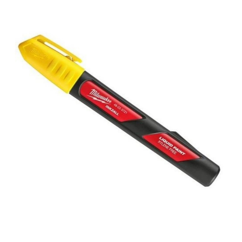 Milwaukee Inkzall Yellow Paint Marker 48223721