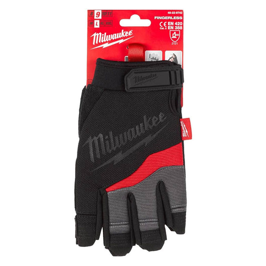 Milwaukee Fingerless Gloves Size 10 48229743
