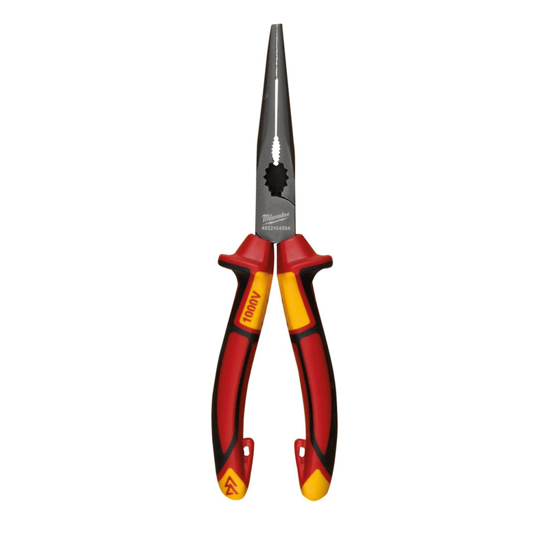 Milwaukee VDE LONG ROUND NOSE Pliers 205mm 4932464564