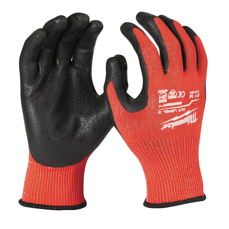 Milwaukee Gloves Cut Level 3 Dipped M/8 -1pc 4932471420
