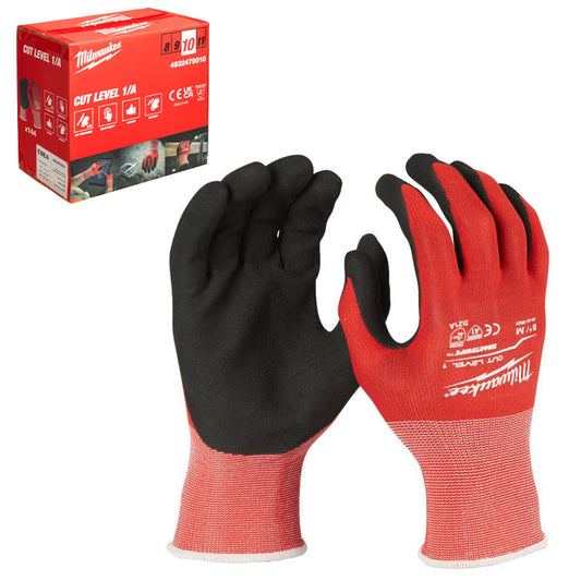 Milwaukee Glove Cut Level A Size 9/L Box 144pc 4932479009