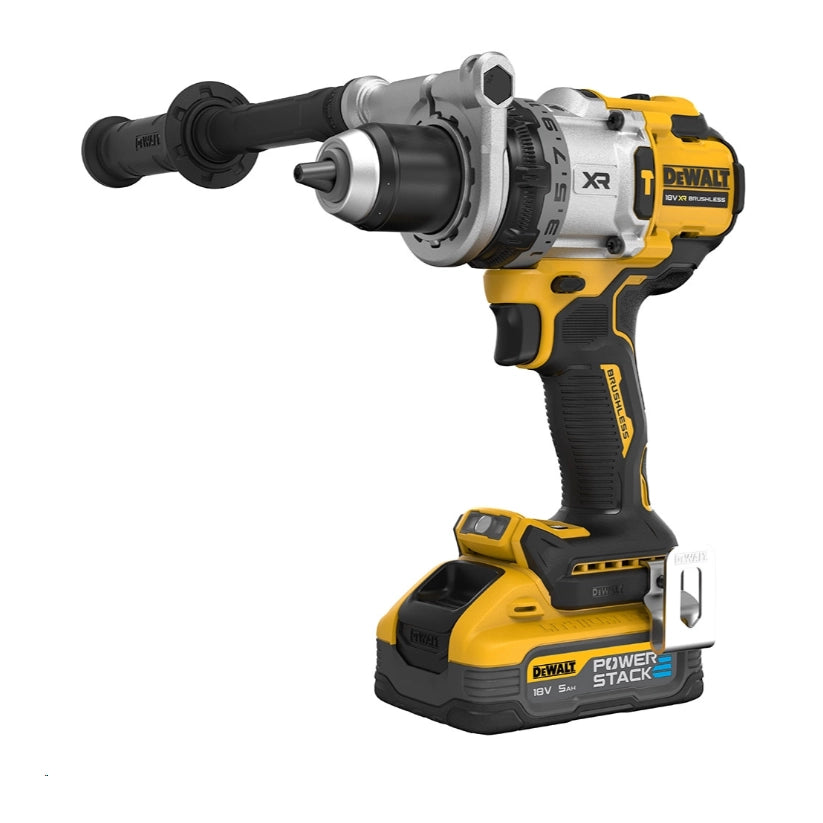 DeWALT DCD1007H2T XR Brushless Combi Drill, 2x 5.0Ah