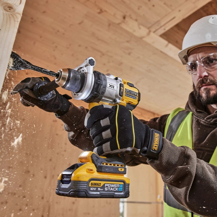 DeWALT DCD1007H2T XR Brushless Combi Drill, 2x 5.0Ah