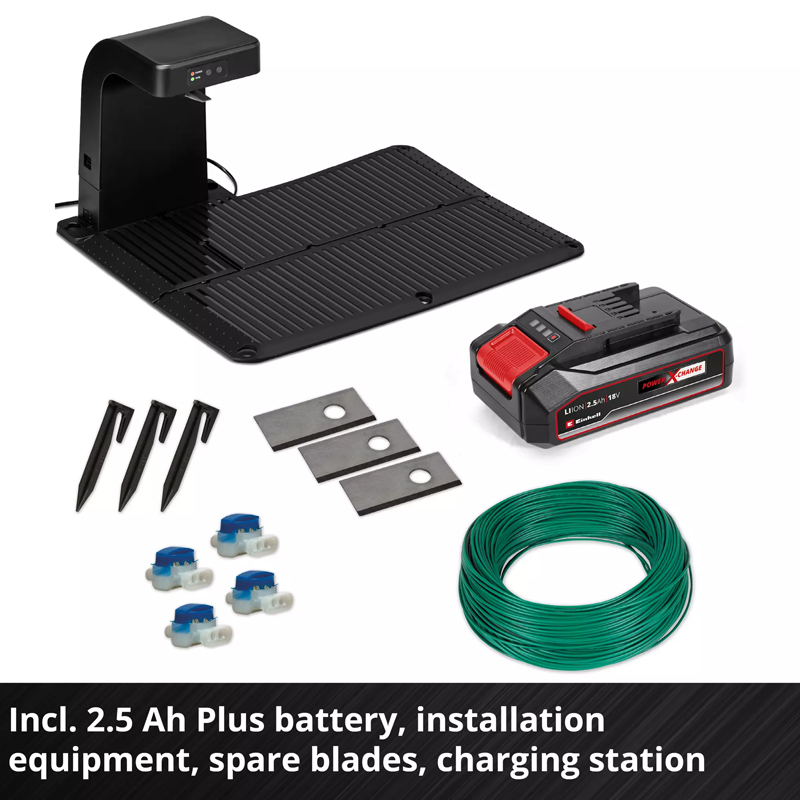 Einhell 18V Robotic Lawn Mower 18cm Cutting Width (2.5Ah Battery & Charger) 3413935