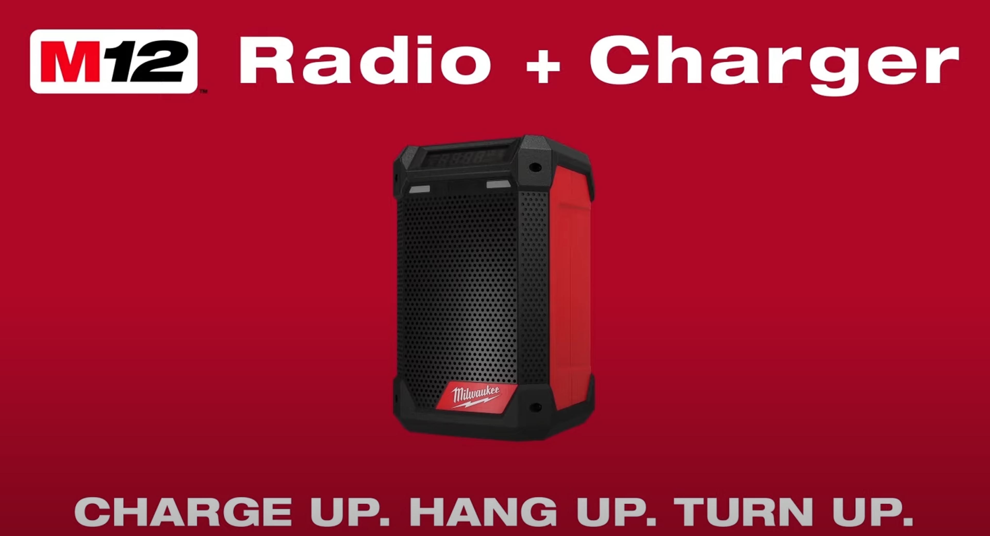 Load video: Milwaukee® M12™ Radio + Charger