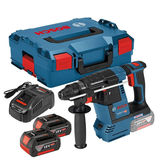 Bosch GBH18V21 BL18V SDS Drill Kit 2x 5Ah & Charger